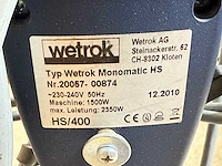 Wetrok - 2010 - monomatic hs - vloerreiniger - afbeelding 3 van  3