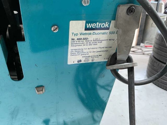 Wetrok - 2012 - duomatic 500e - overige garage gereedschap - afbeelding 4 van  4