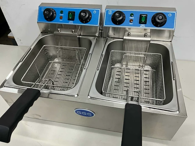 Wf-102 dubbele friteuse - afbeelding 3 van  9