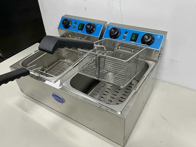 Wf-102 dubbele friteuse - afbeelding 5 van  9