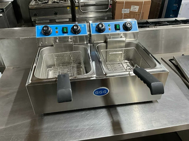 Wf-102 dubbele friteuse - afbeelding 2 van  9
