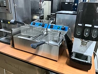 Wf-102 dubbele friteuse - afbeelding 1 van  6