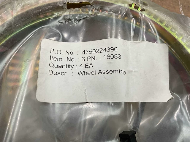 Wheel assembly (4x) - afbeelding 4 van  5