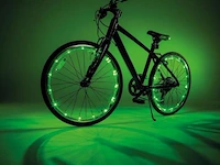Wheely bright, groene fietsverlichting voor wielen - afbeelding 1 van  1