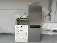 Whirlpool - combinatiekavel koelkast+ combimagnetron inbouw+ droger