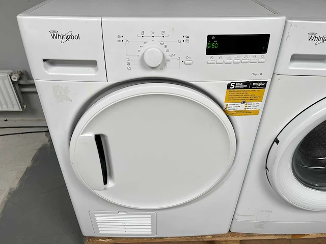 Whirlpool - wasmachine + whirlpool droger - afbeelding 10 van  12