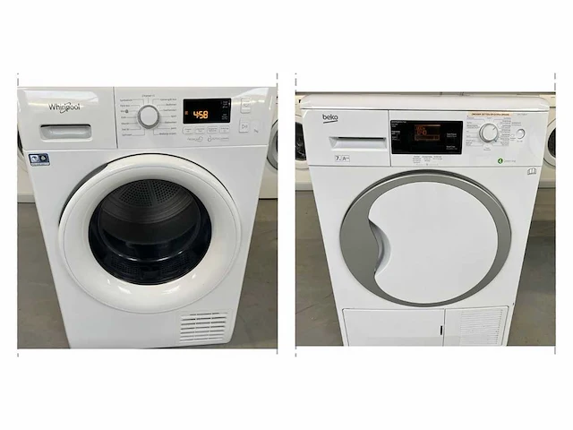 Whirlpool - whirlpool droger + beko droger - afbeelding 1 van  12