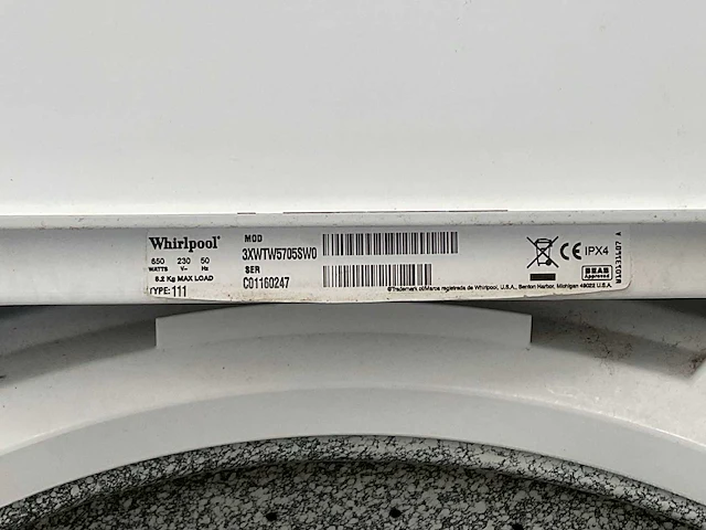 Whirlpool 3xwtw5705swo wasmachine - afbeelding 6 van  6