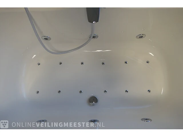 Whirlpool cleopatra, zes hoek, roomwit - afbeelding 6 van  11