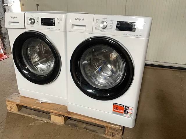 Whirlpool ffbbe 7469 bv wasmachine (2x) - afbeelding 1 van  12
