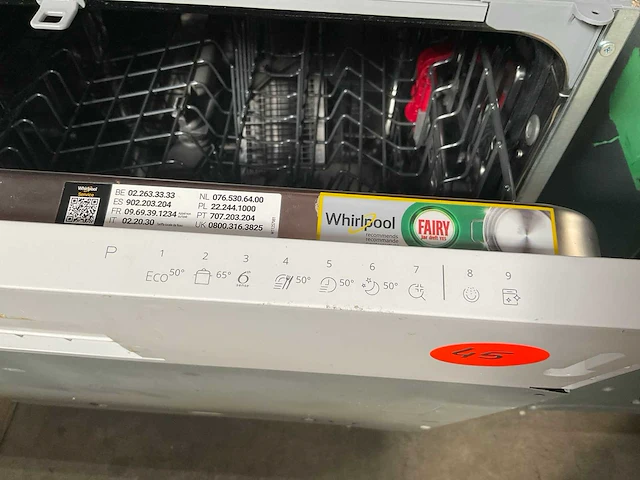 Whirlpool w2ihd526a vaatwasser - afbeelding 3 van  7