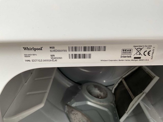 Whirlpool wasdroger (3x) - afbeelding 10 van  10