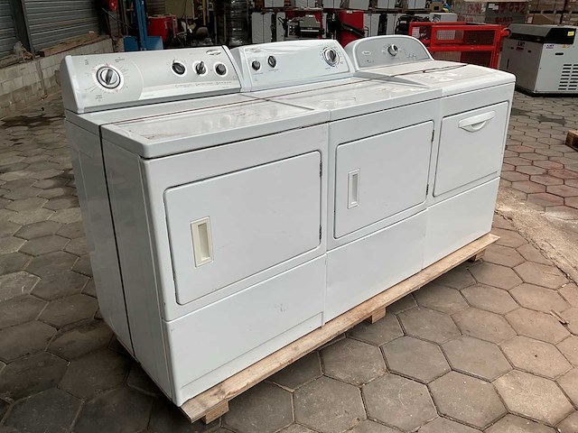 Whirlpool wasdroger (3x) - afbeelding 1 van  10