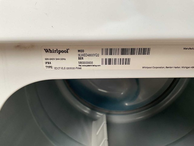 Whirlpool wasdroger (3x) - afbeelding 8 van  10