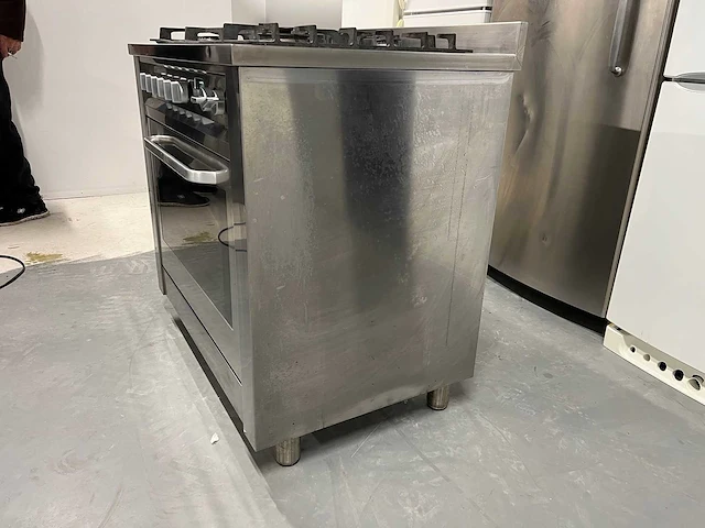 Whirlpool,samsung - smeg zwart koelkast+ ariston 5 pits gasfornuis rvs +samsung combimagnetron - afbeelding 6 van  22