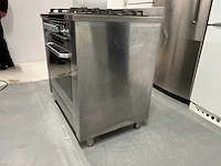 Whirlpool,samsung - smeg zwart koelkast+ ariston 5 pits gasfornuis rvs +samsung combimagnetron - afbeelding 6 van  22