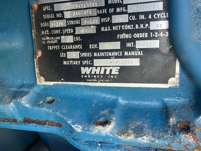White / alternator 3 - generator set 36 kva - stroomgenerator - afbeelding 11 van  11