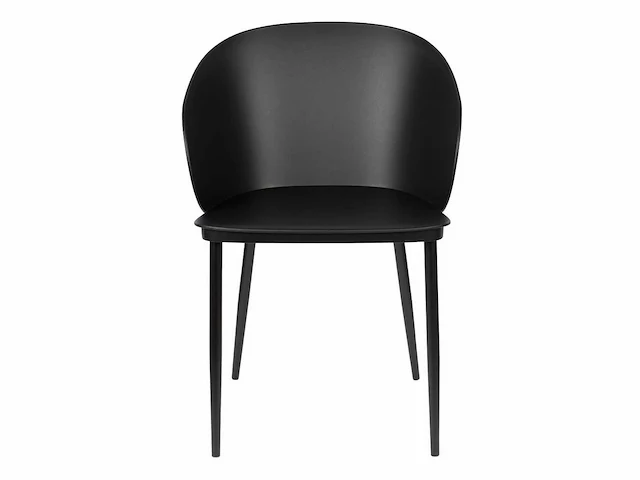 White label gigi all black eetkamerstoelen (8x) - afbeelding 2 van  7