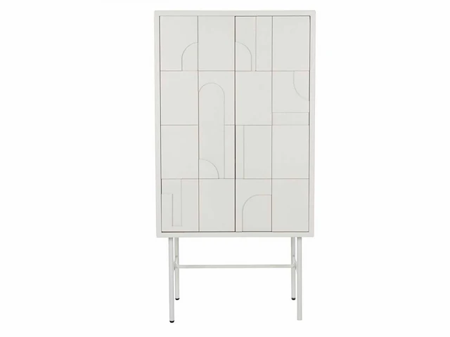 White label living funk beige high opbergkast - afbeelding 5 van  12