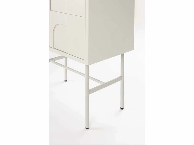 White label living funk beige high opbergkast - afbeelding 10 van  12