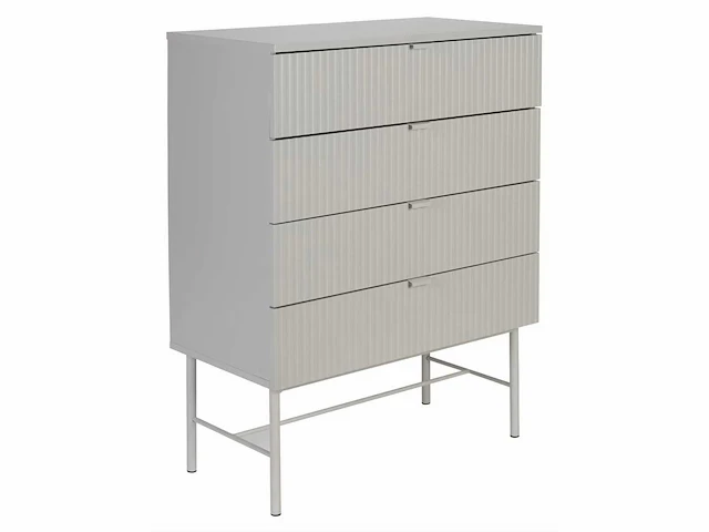 White label living shanin met 4 lades ladenkast - afbeelding 2 van  5