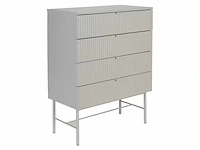 White label living shanin met 4 lades ladenkast - afbeelding 2 van  5