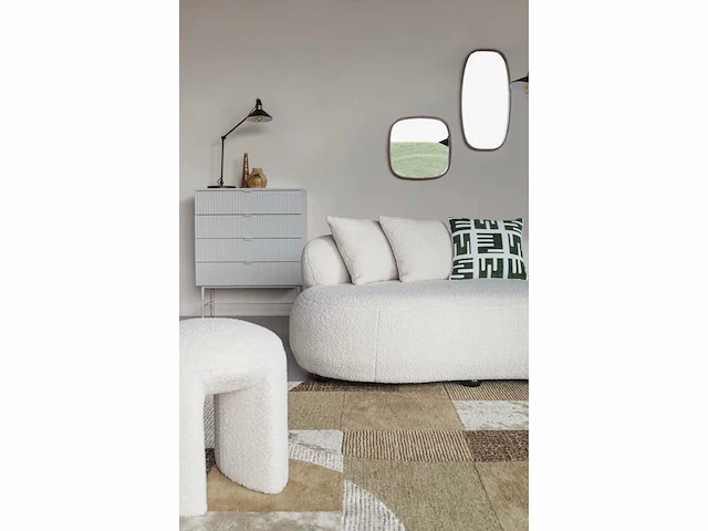 White label living shanin met 4 lades ladenkast - afbeelding 3 van  5