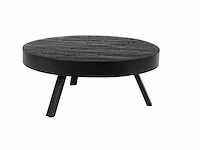 White label living suri zwarte teak salontafel - afbeelding 1 van  4