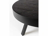 White label living suri zwarte teak salontafel - afbeelding 2 van  4