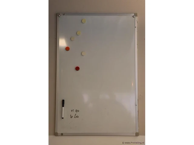 Whiteboard - 90x60 cm - afbeelding 1 van  1