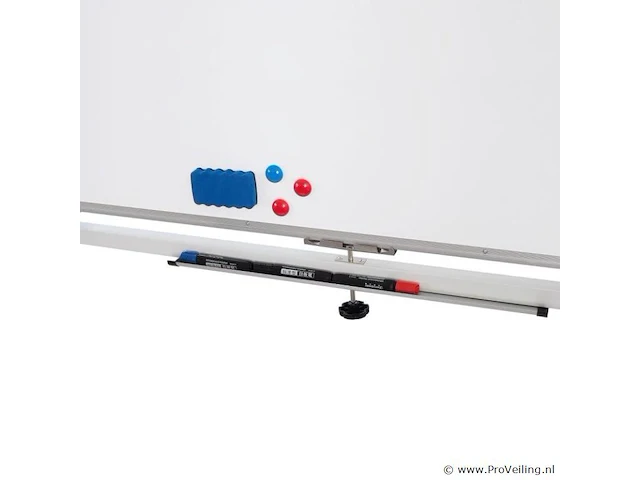 Whiteboard- magneetbord met alu frame- 120x60 cm, magnetisch, draaibaar - afbeelding 2 van  11
