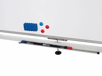 Whiteboard- magneetbord met alu frame- 120x60 cm, magnetisch, draaibaar - afbeelding 2 van  11