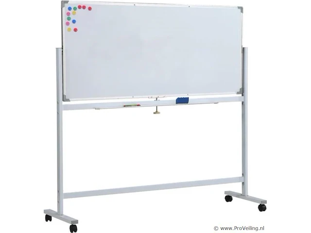 Whiteboard- magneetbord met alu frame- 120x60 cm, magnetisch, draaibaar - afbeelding 11 van  11