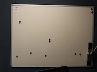 Whiteboard 120 x 90 cm.