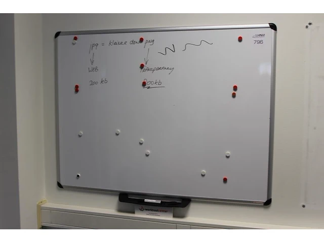 Whiteboard 120 x 90 cm - afbeelding 2 van  2