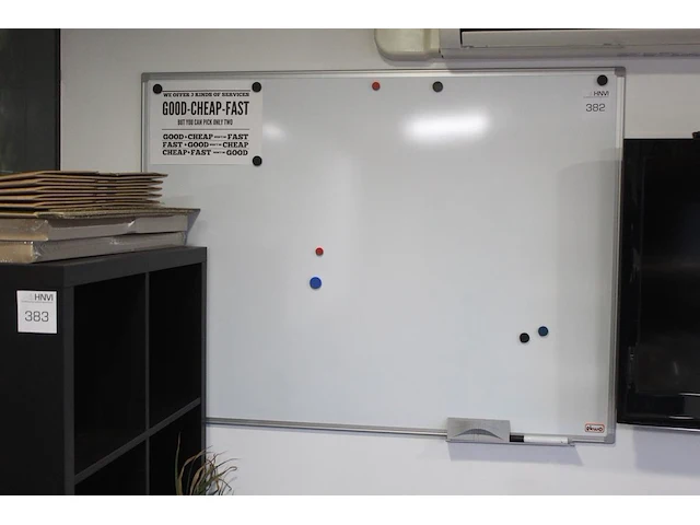 Whiteboard 120x90cm - afbeelding 1 van  1