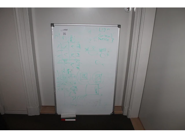 Whiteboard 90 x 60 cm. - afbeelding 1 van  1