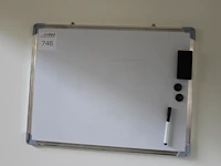 Whiteboard afm. 90 x 60 cm - afbeelding 1 van  2