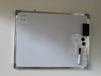 Whiteboard afm. 90 x 60 cm - afbeelding 2 van  2