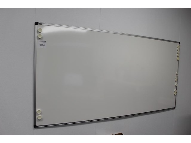 Whiteboard. afmeting 180 x 90 cm. - afbeelding 1 van  1