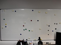 Whiteboard. afmeting. 180 x 90 cm. - afbeelding 1 van  1