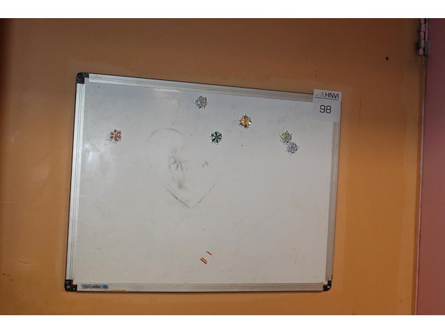 Whiteboard. afmeting 60 x 45 cm. - afbeelding 2 van  2