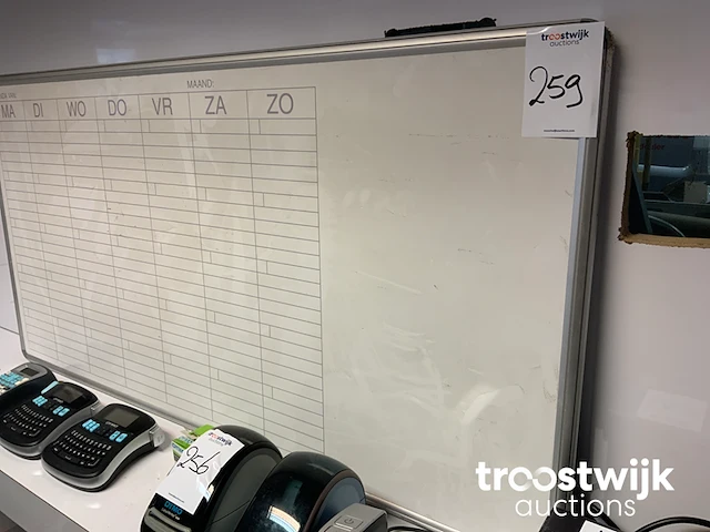 Whiteboard agenda - afbeelding 1 van  3