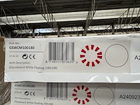 Whiteboard glas elegance clear white 100x180 cm sam creative, gswcm100180 - afbeelding 5 van  5