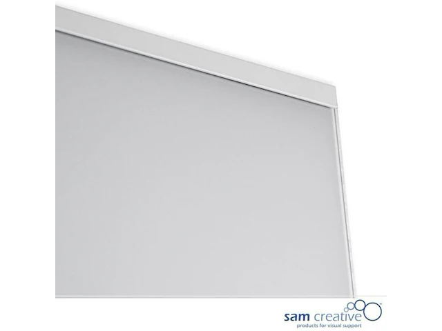 Whiteboard glas wandpaneel clear white 100x200 cm sam creative, gswam100200 - afbeelding 2 van  3