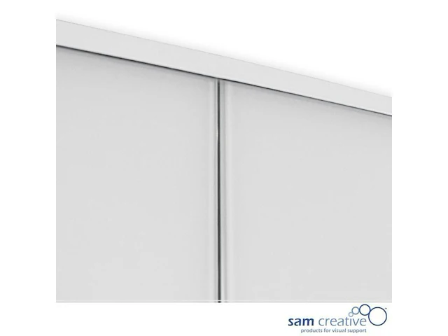 Whiteboard glas wandpaneel clear white 100x200 cm sam creative, gswam100200 - afbeelding 3 van  3