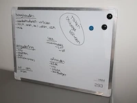 Whiteboard met afmeting 60 x 45 cm. - afbeelding 1 van  1