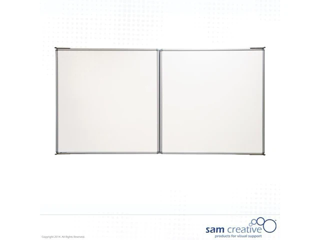 Whiteboard pro series emaille 5-vlaks 90x120 cm sam creative, wbsz5090120 - afbeelding 2 van  3