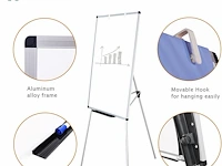 Whiteboard/flipchart met inklapbare staander 90x60 magnetisch - afbeelding 1 van  3