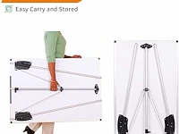 Whiteboard/flipchart met inklapbare staander 90x60 magnetisch - afbeelding 2 van  3